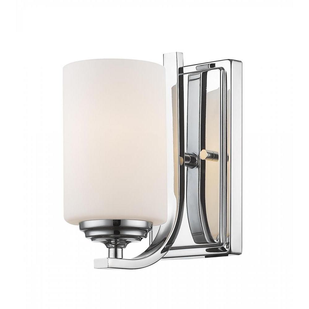 1 Light Wall Sconce-Matte Opal