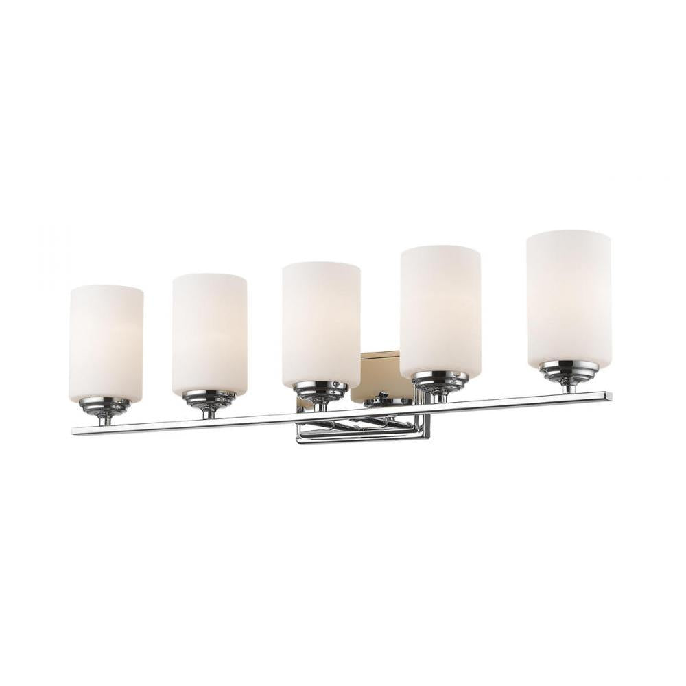 5 Light Vanity-Matte Opal