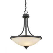 3 Light Pendant-Matte Opal