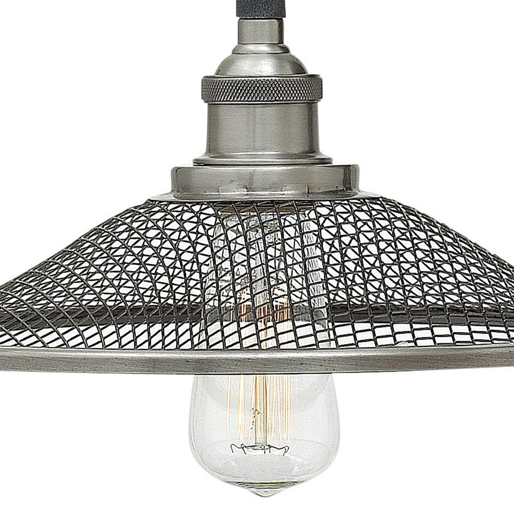 Hinkley Lighting RIGBY 4360DZ Sconce Industrial - Aged Zinc