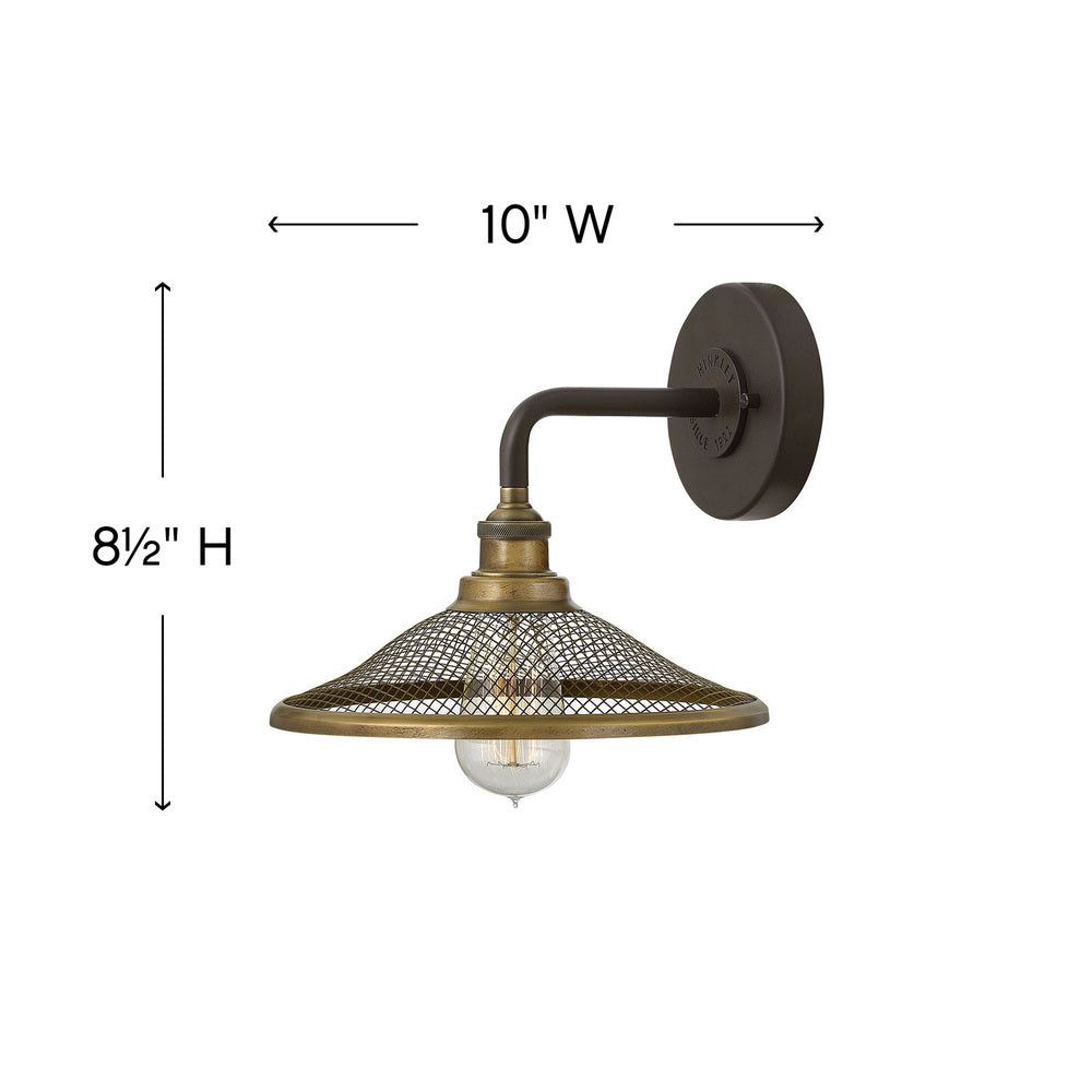 Hinkley Lighting RIGBY 4360KZ Sconce Industrial - Buckeye Bronze