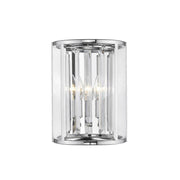 2 Light Wall Sconce-Clear
