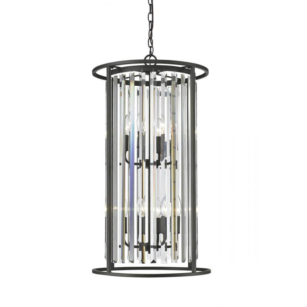 8 Light Chandelier-Clear