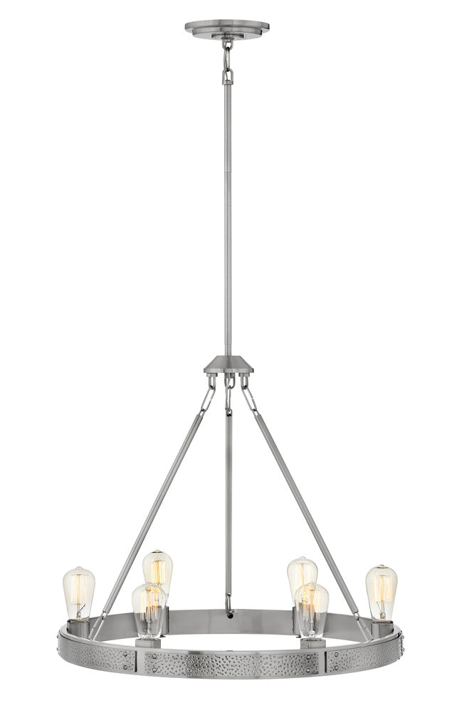 Hinkley Lighting EVERETT 4395BN Chandelier Country Rustic - Brushed Nickel