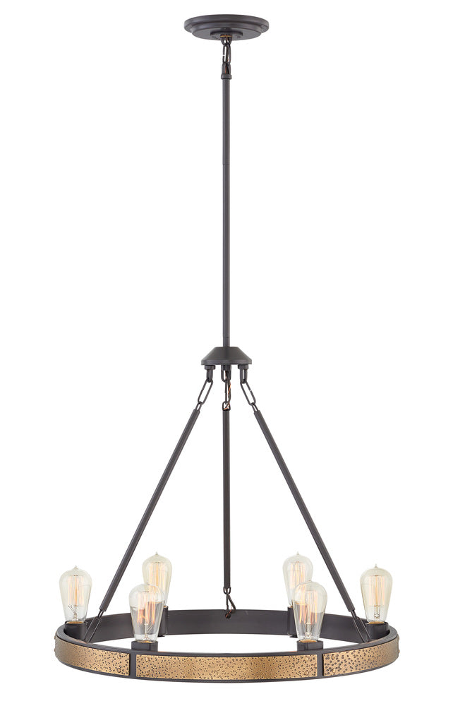 Hinkley Lighting EVERETT 4395BZ Chandelier Country Rustic - Bronze