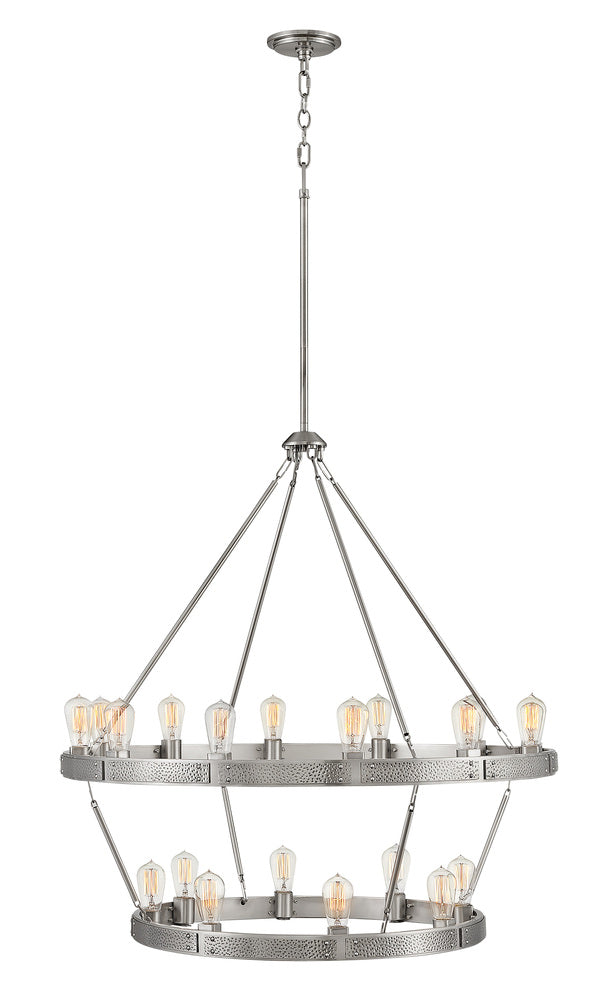 Hinkley Lighting EVERETT 4399BN Chandelier Country Rustic - Brushed Nickel