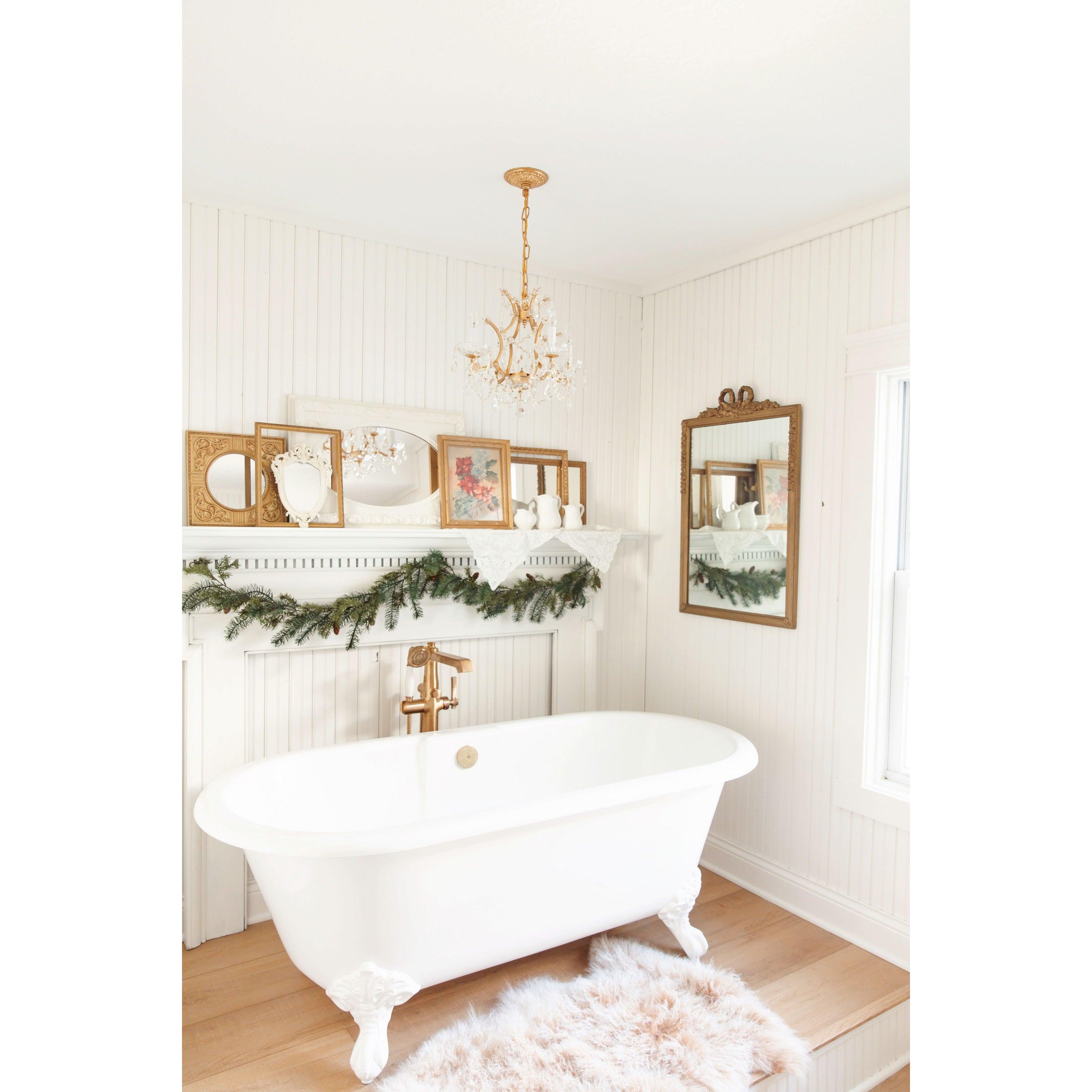 Crystorama Maria Theresa 4405-GD-CL-MWP – 20 Inch – 6 Light – Chandelier – Clear Crystal – Gold – Dry Rated