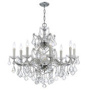 Crystorama Lighting 4408-CH-CL-S Chandelier, UL Dry Rated, Polished Chrome