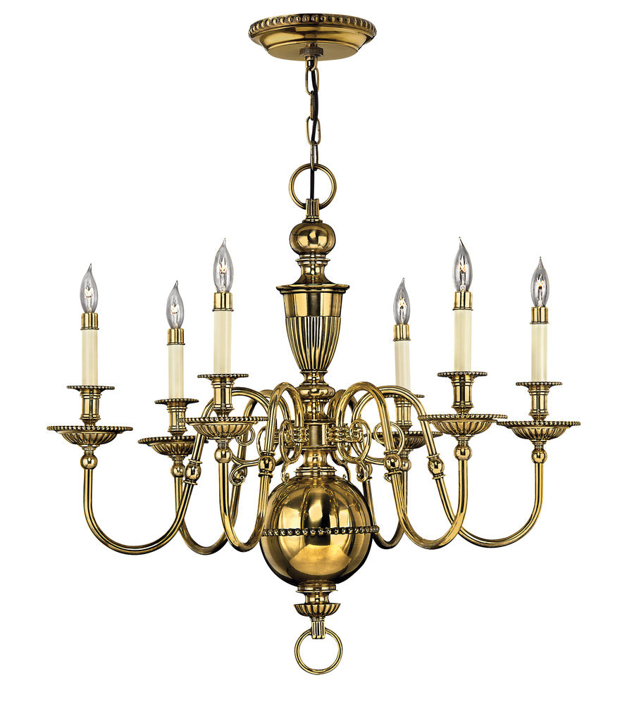 Hinkley Lighting CAMBRIDGE 4416BB Chandelier Traditional - Burnished Brass