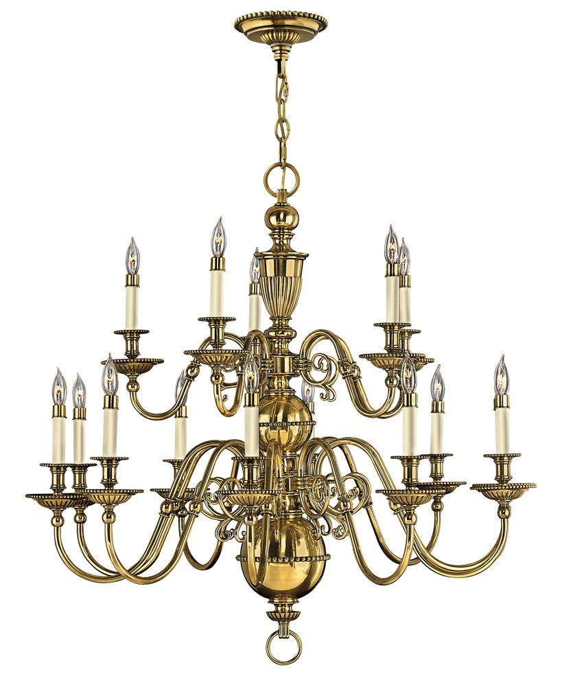 Hinkley Lighting CAMBRIDGE 4417BB Chandelier Traditional - Burnished Brass