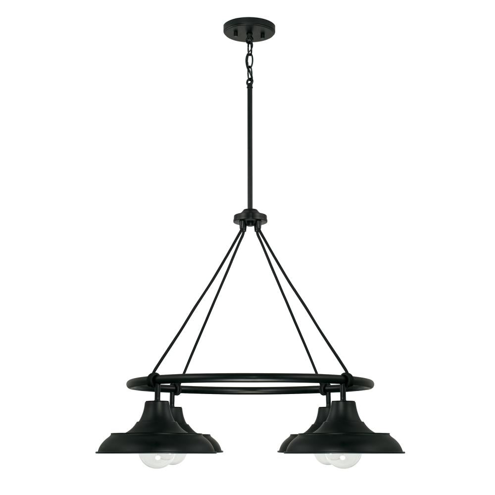 Capital Lighting JONES 442141MB Chandelier Transitional - Matte Black