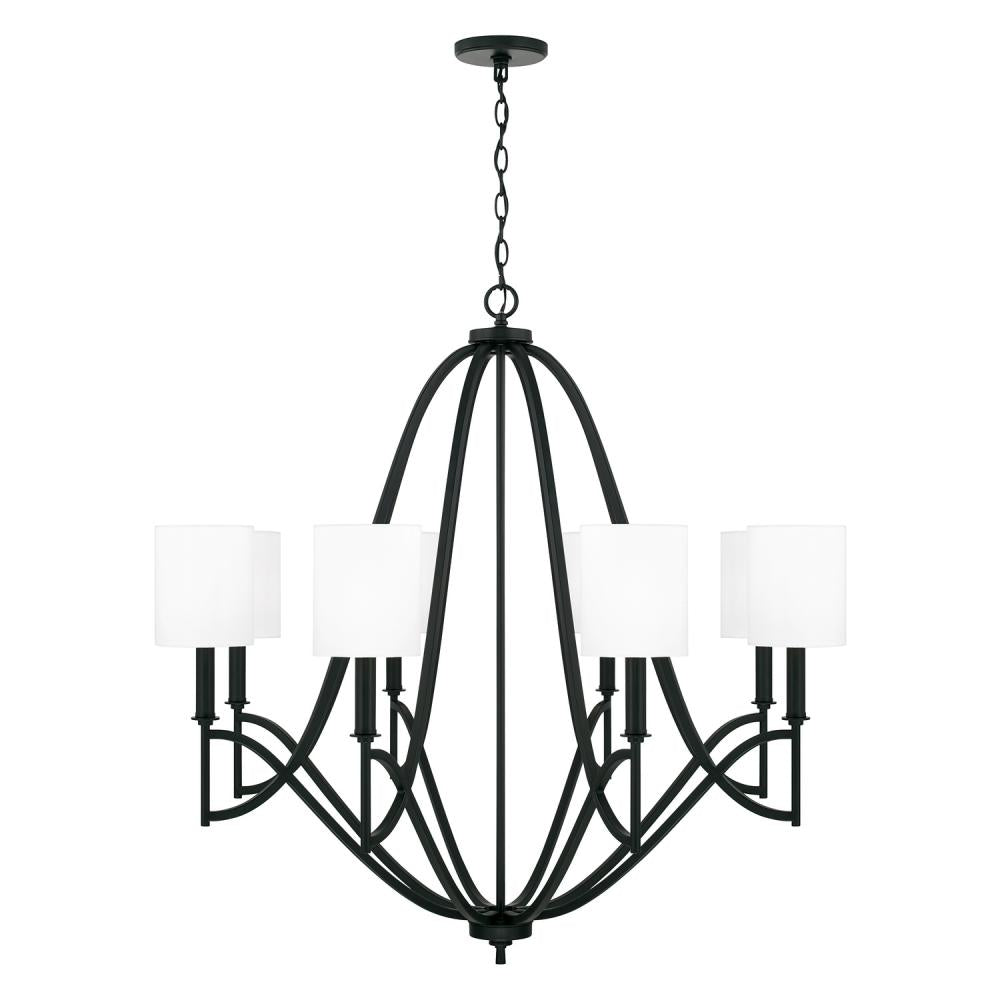 Capital Lighting SYLVIA 442381MB-701 Chandelier Transitional - Matte Black