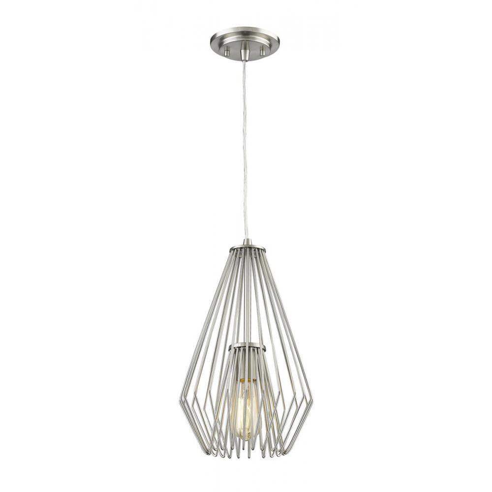 1 Light Pendant-Brushed Nickel