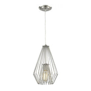 1 Light Pendant-Brushed Nickel