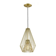 1 Light Pendant-Metallic Gold