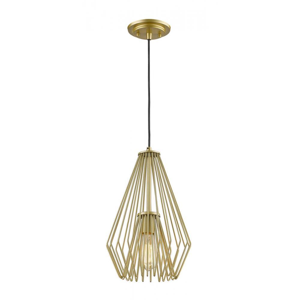 1 Light Pendant-Metallic Gold