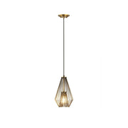 1 Light Pendant-Rubbed Brass