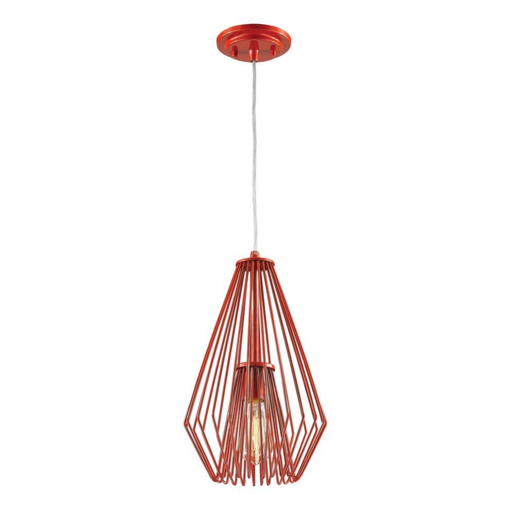 Z-Lite Lighting SOLID COLORS 442MP-RD Mini Pendant - Red