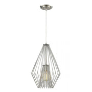 1 Light Pendant-Brushed Nickel