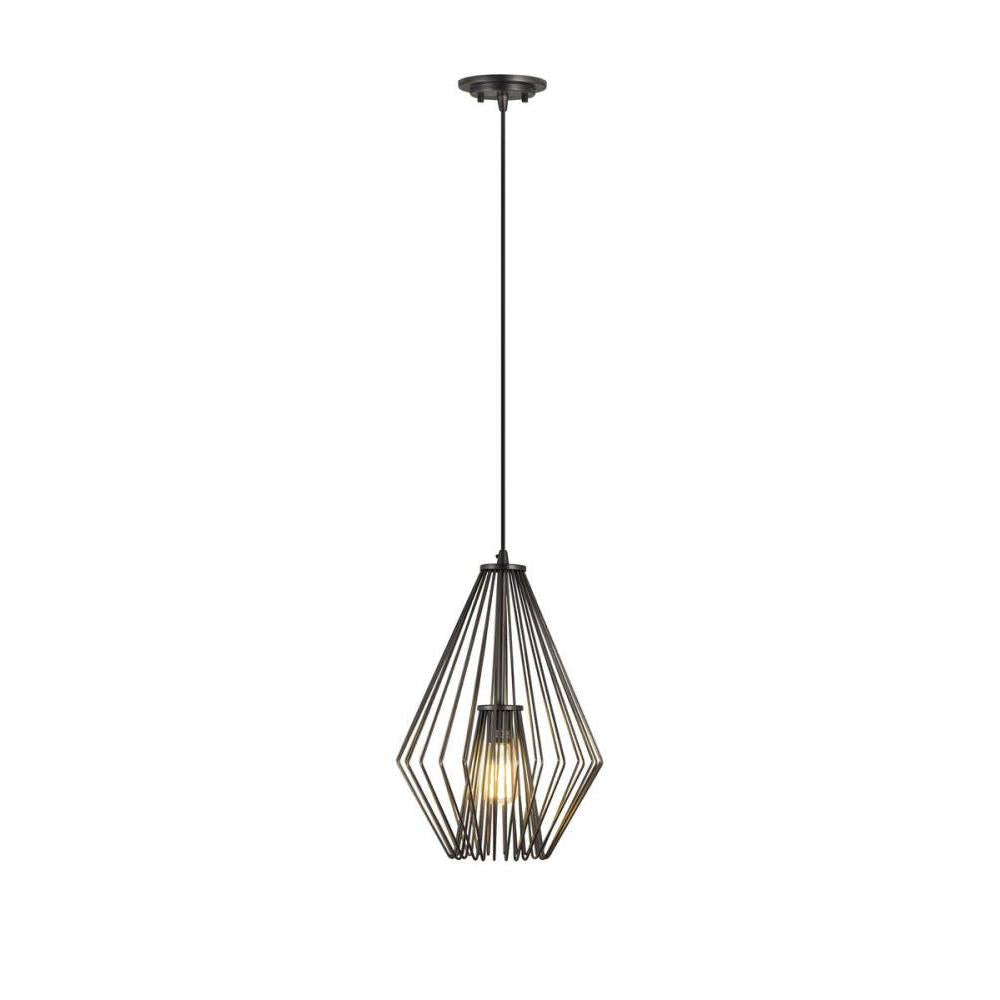 1 Light Pendant-Plated Bronze