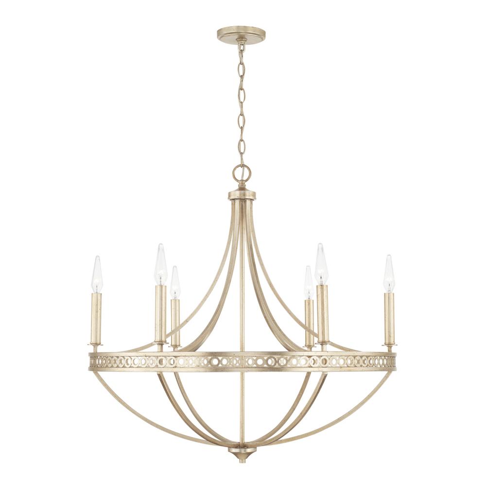 Capital Lighting ISABELLA 443161WG Chandelier Traditional - Winter Gold