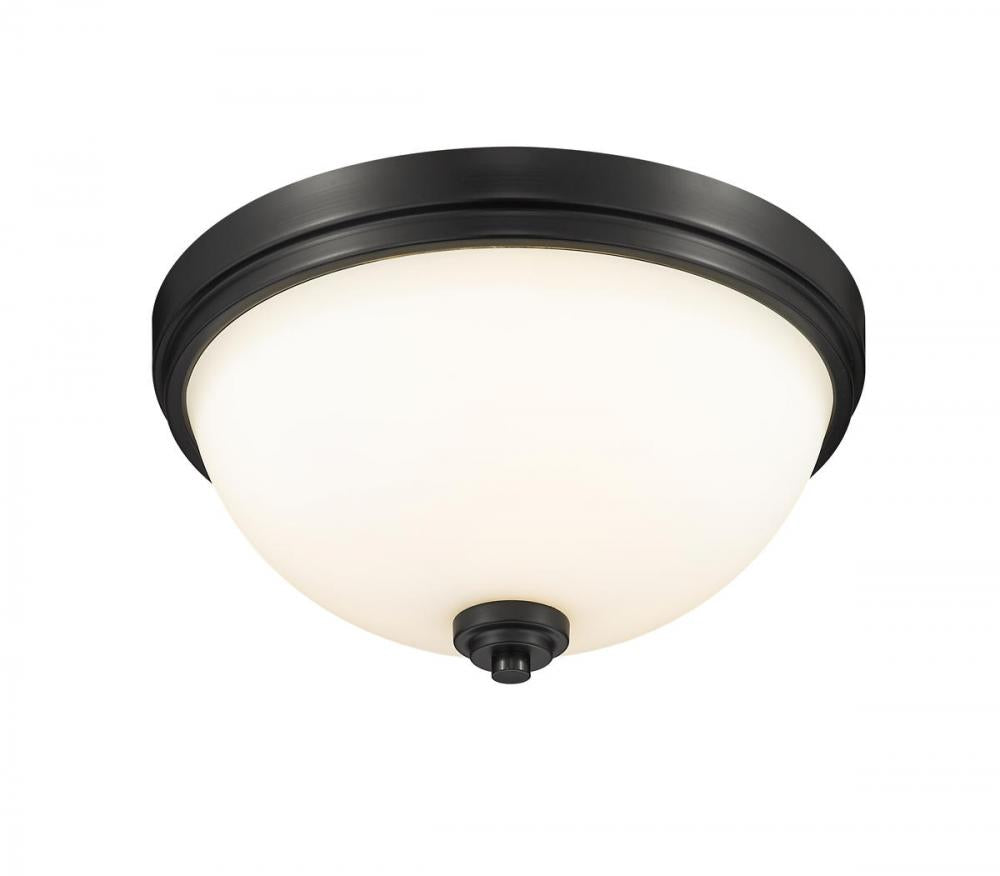 Z-Lite Lighting 443F2-MB Flush Mount Nautical - Black