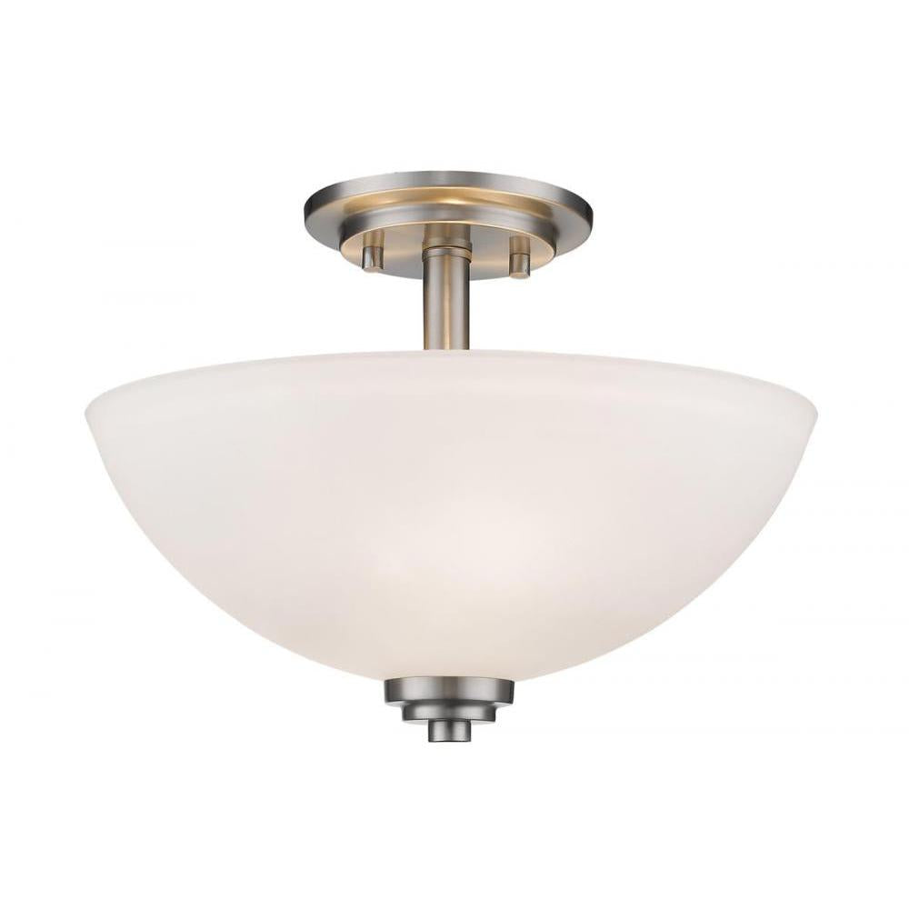 Z-Lite Lighting 443SF-BN Semi Flush Mt Contemporary - Nickel