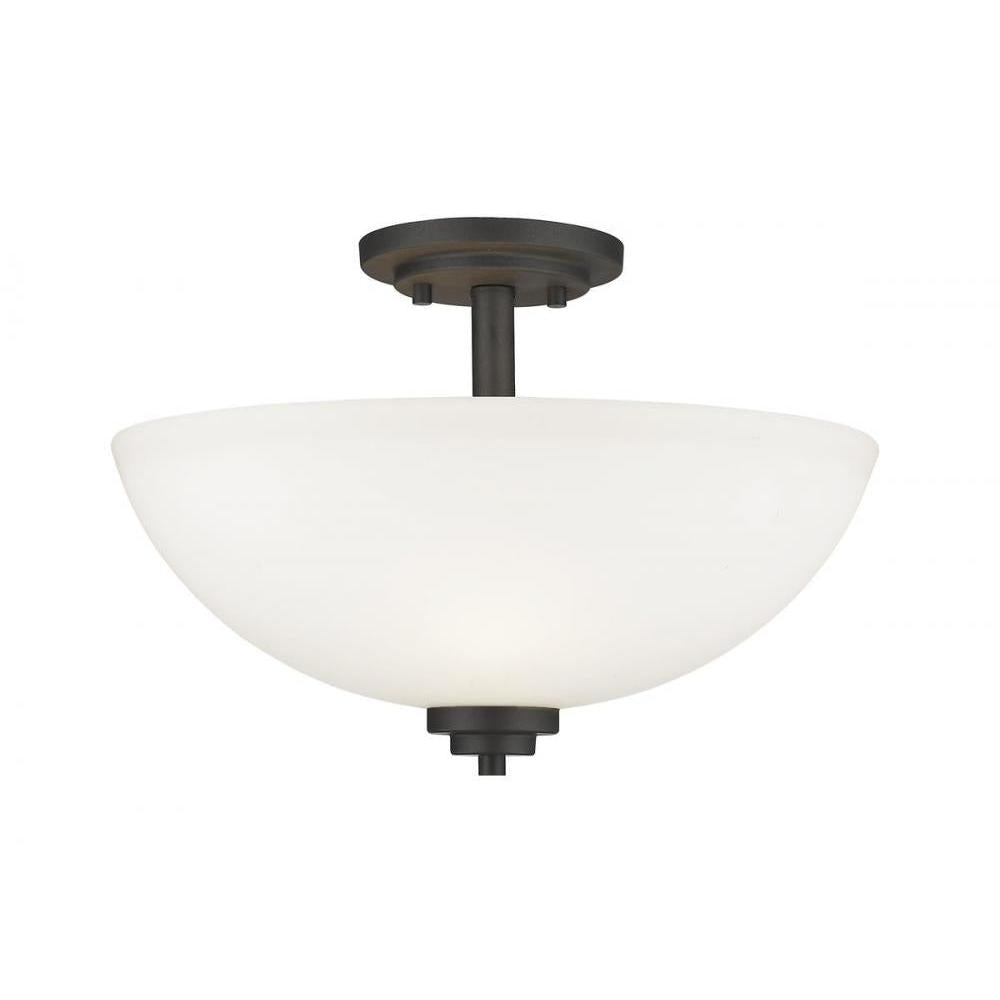 Z-Lite Lighting 443SF-BRZ Semi Flush Mt Contemporary - Bronze