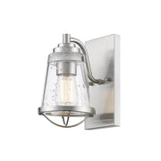 1 Light Wall Sconce-Clear Seedy