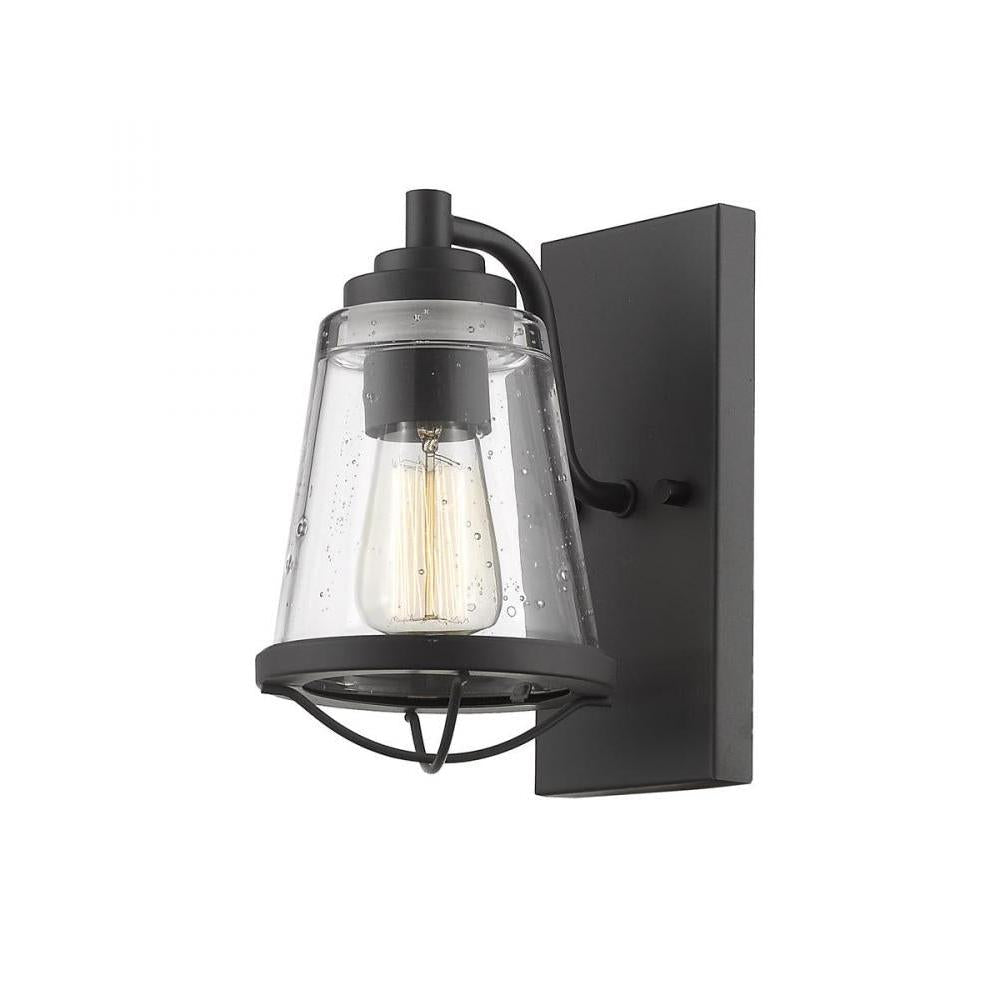 1 Light Wall Sconce-Clear Seedy