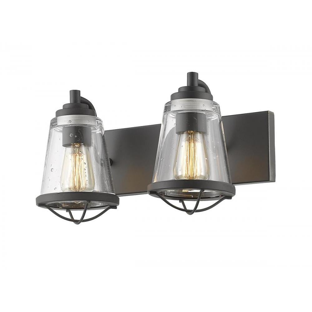 2 Light Vanity-Clear Seedy