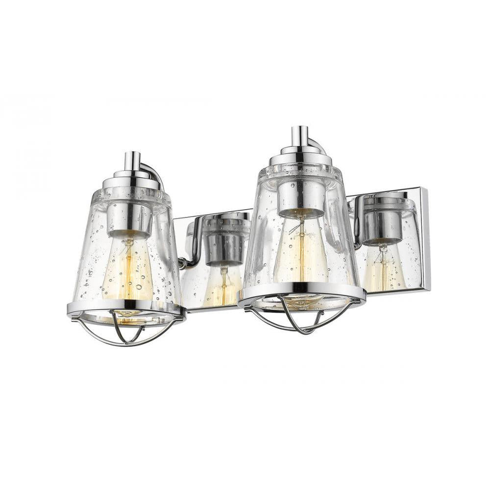2 Light Vanity-Clear Seedy