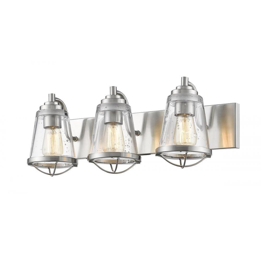 3 Light Vanity-Clear Seedy