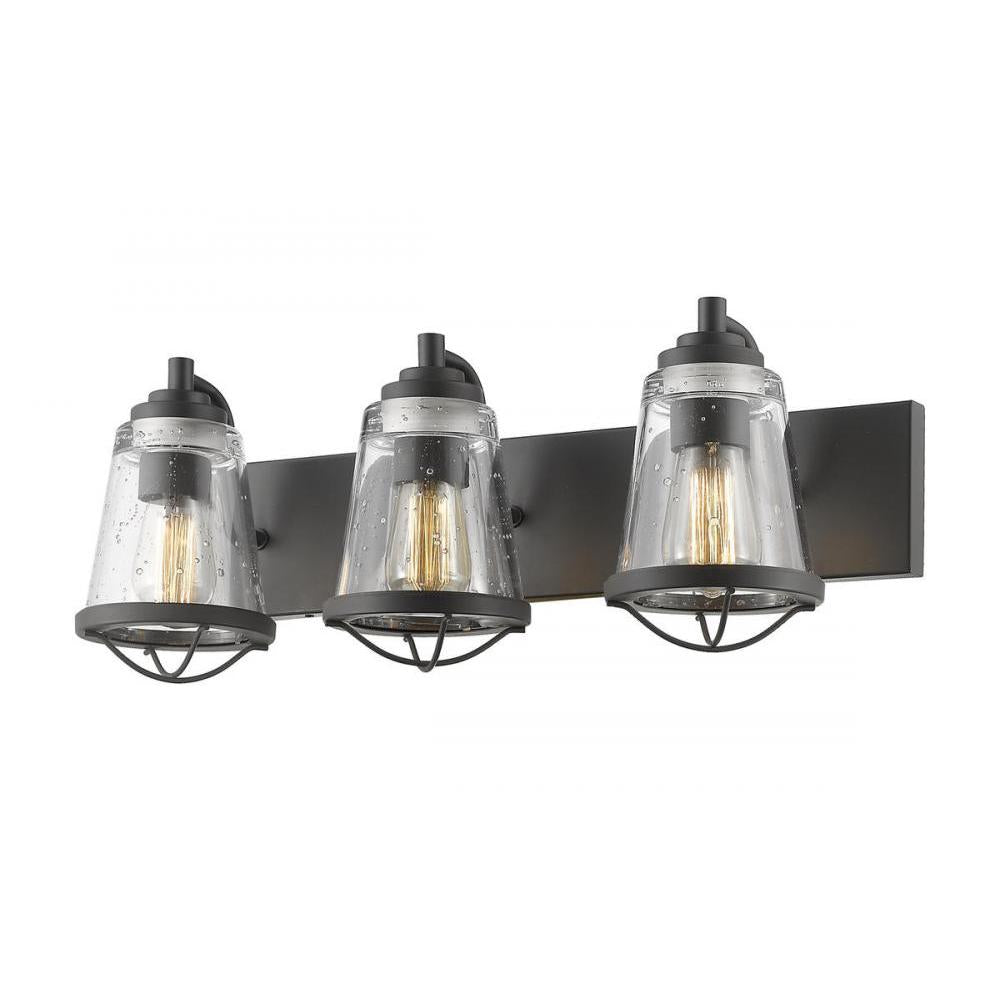 3 Light Vanity-Clear Seedy