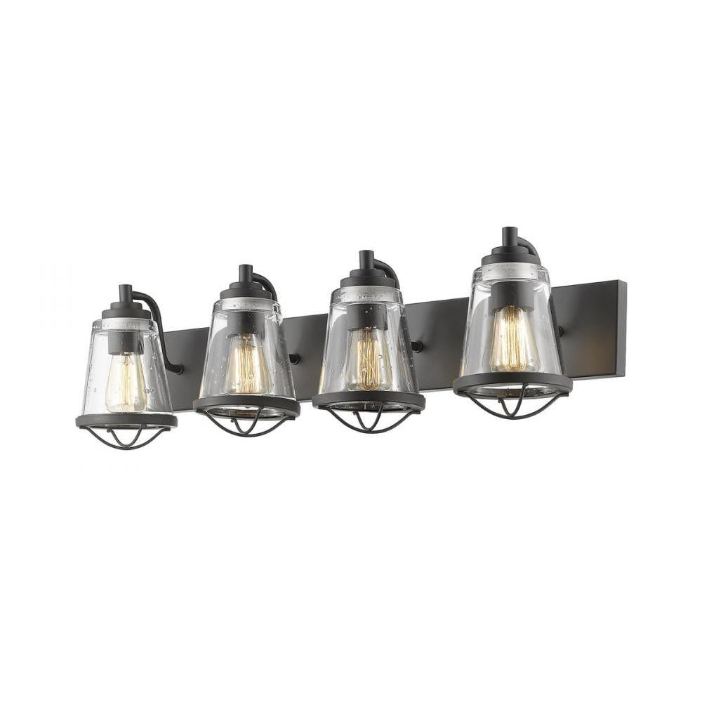 4 Light Vanity-Clear Seedy