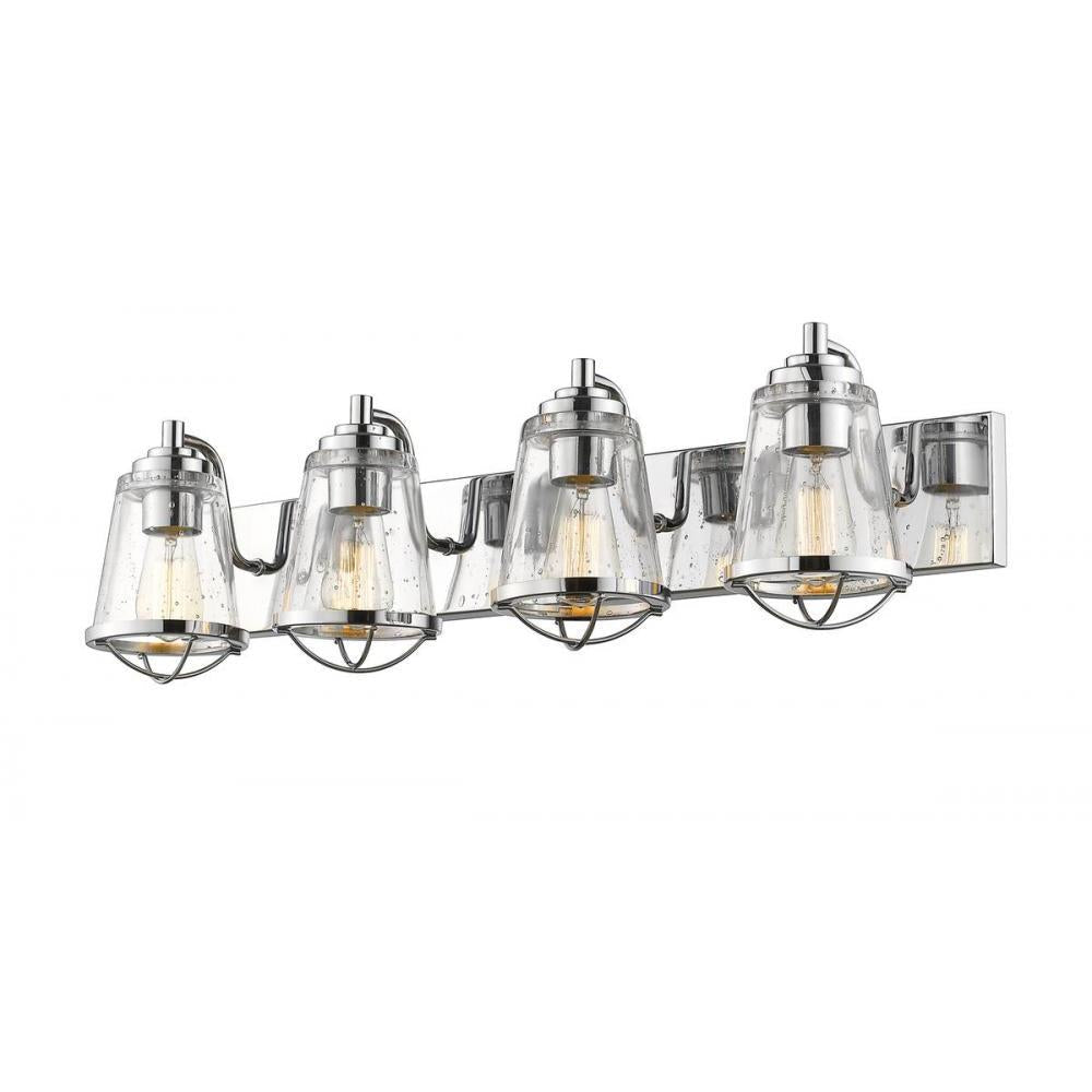 4 Light Vanity-Clear Seedy