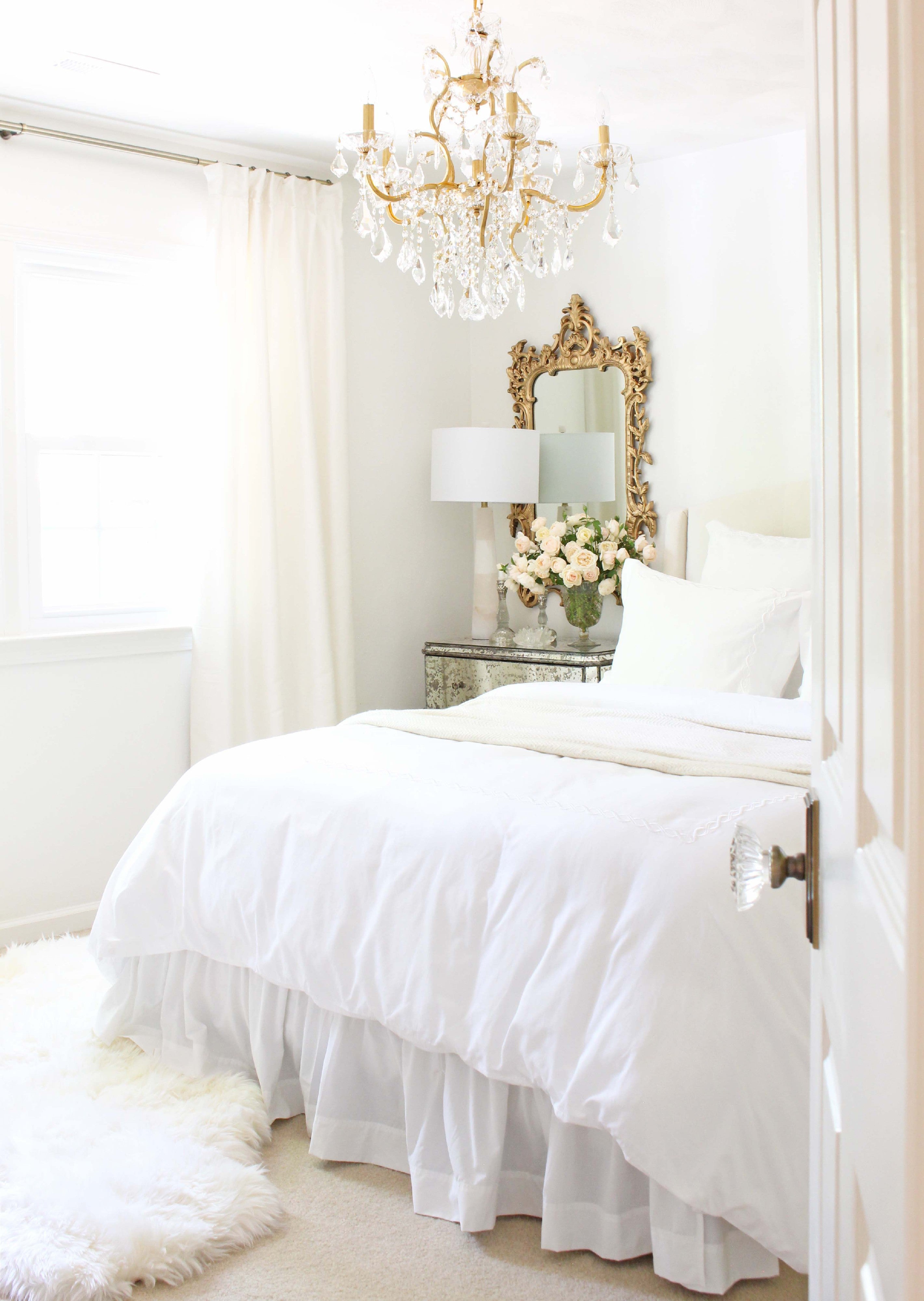 Crystorama Filmore 4455-GA-CL-MWP – 23 Inch – 6 Light – Chandelier – Clear Crystal – Antique Gold – Damp Rated