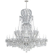Crystorama 4460-CH-CL-MWP Chandelier, UL Dry Rated, Polished Chrome