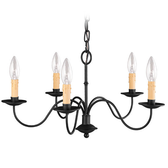 Livex Lighting HERITAGE 4465-04 Chandelier Traditional - Black