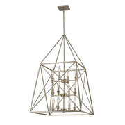 12 Light Chandelier-Antique Silver