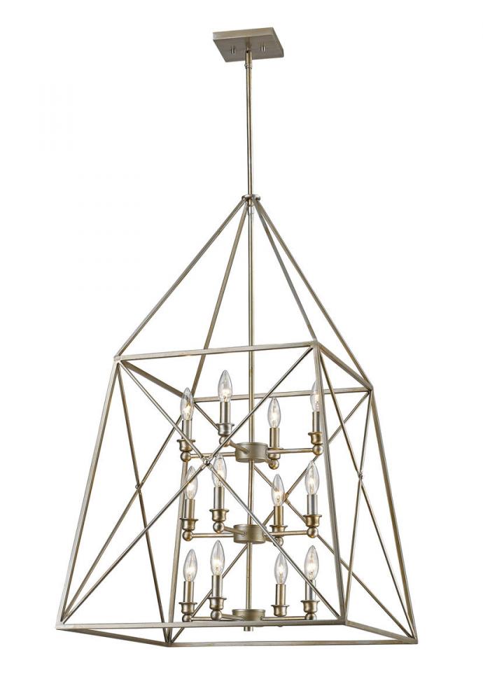 Z-Lite Lighting 447-12AS Chandelier Contemporary - Silver