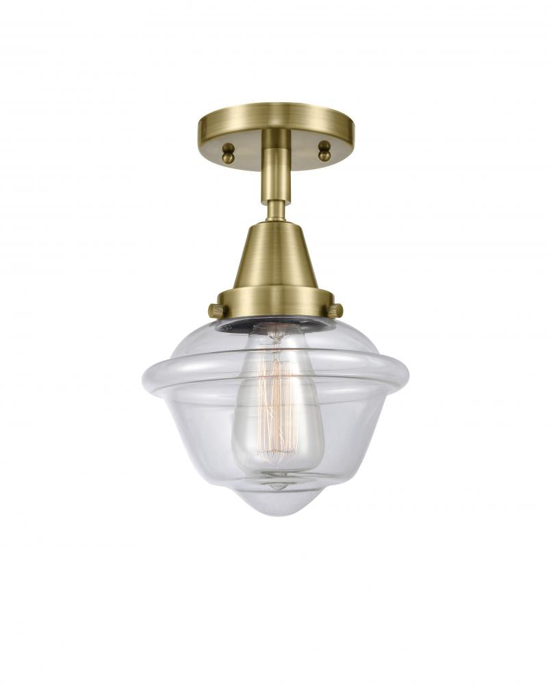 Innovations Lighting OXFORD 447-1C-AB-G532 Flush Mount Traditional - Brass