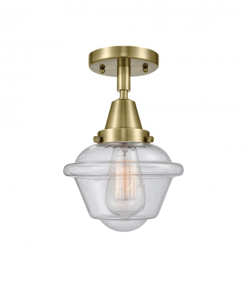 Innovations Lighting OXFORD 447-1C-AB-G534 Flush Mount Traditional - Brass