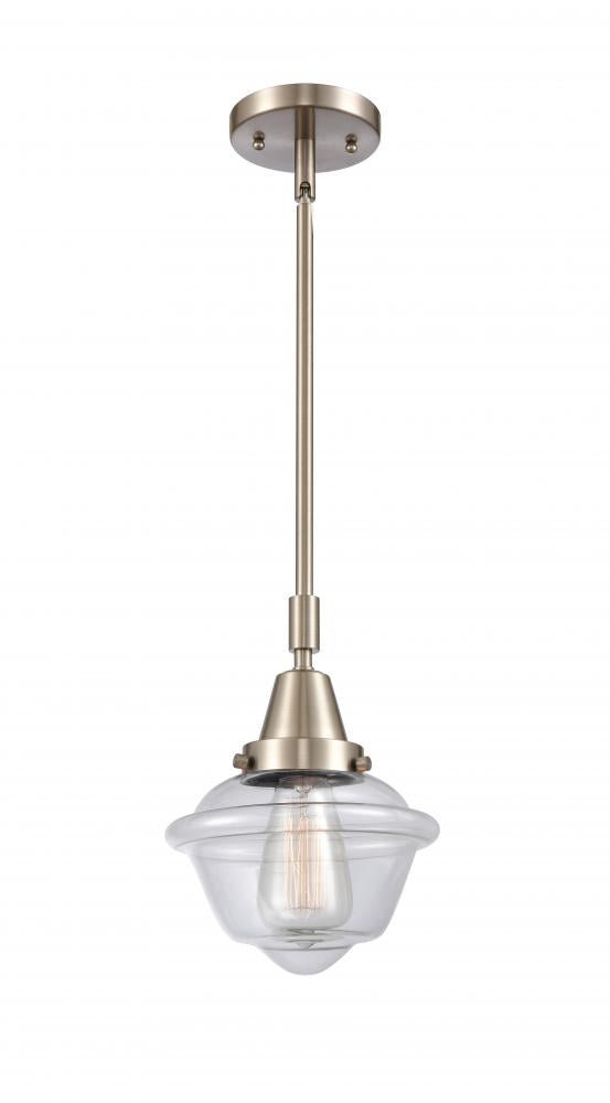 Innovations Lighting OXFORD 447-1S-SN-G532 Mini Pendant Traditional - Nickel