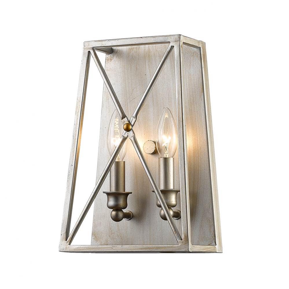 Z-Lite Lighting SILVER 447-2S-AS Sconce - Silver