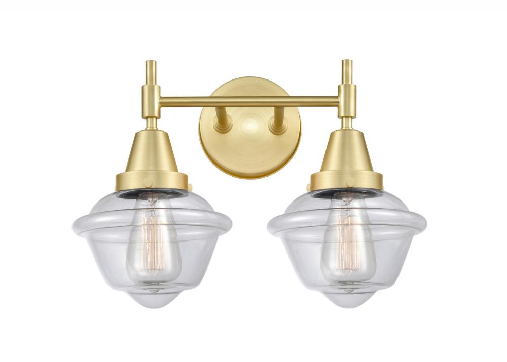 Innovations Lighting OXFORD 447-2W-SB-G532 Bathroom Fixture Industrial - Brass