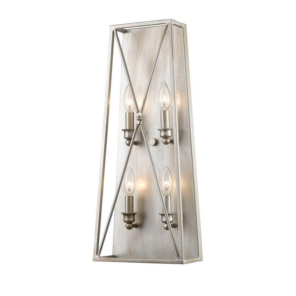 Z-Lite Lighting SILVER 447-4S-AS Sconce - Silver