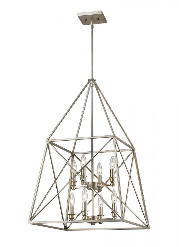 Z-Lite Lighting 447-8AS Chandelier Contemporary - Silver