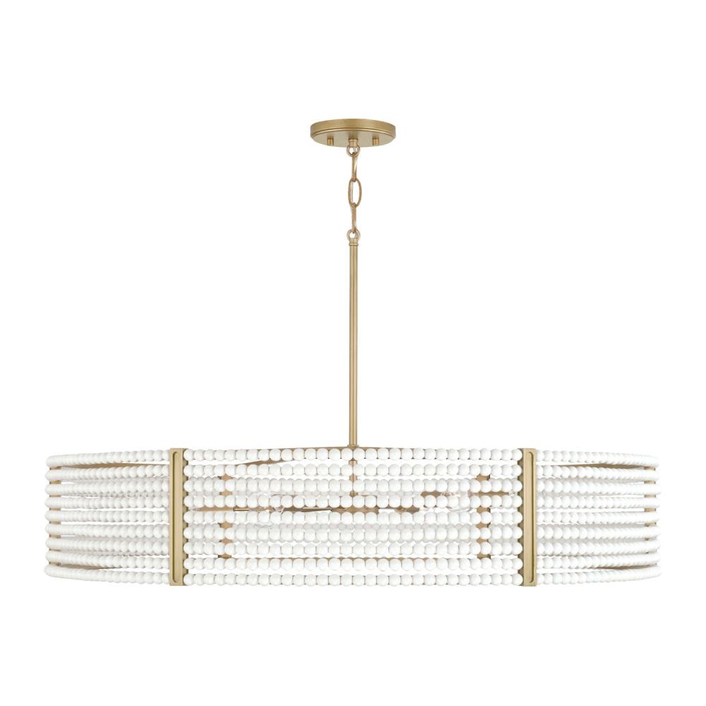 Capital Lighting BRYNN 447161AP Chandelier Transitional - Aged Brass Painted