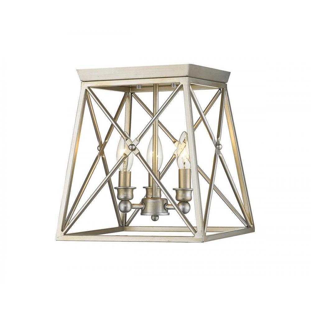 3 Light Flush Mount Light